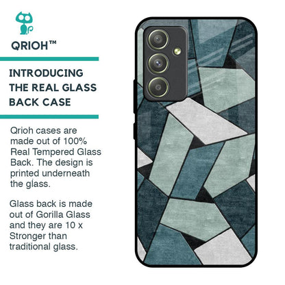 Abstact Tiles Glass Case for Samsung Galaxy A54 5G