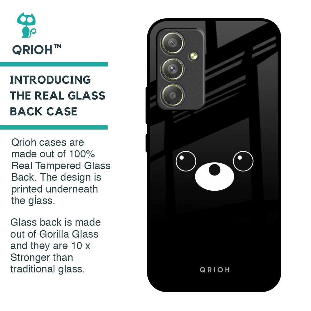 Cute Bear Glass Case for Samsung Galaxy A54 5G