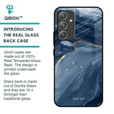 Deep Ocean Marble Glass Case for Samsung Galaxy A54 5G