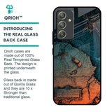 Geographical Map Glass Case for Samsung Galaxy A54 5G