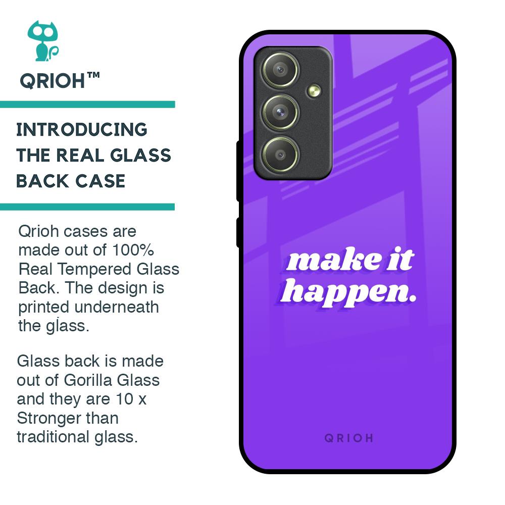 Make it Happen Glass Case for Samsung Galaxy A54 5G