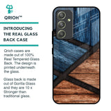 Wooden Tiles Glass Case for Samsung Galaxy A54 5G