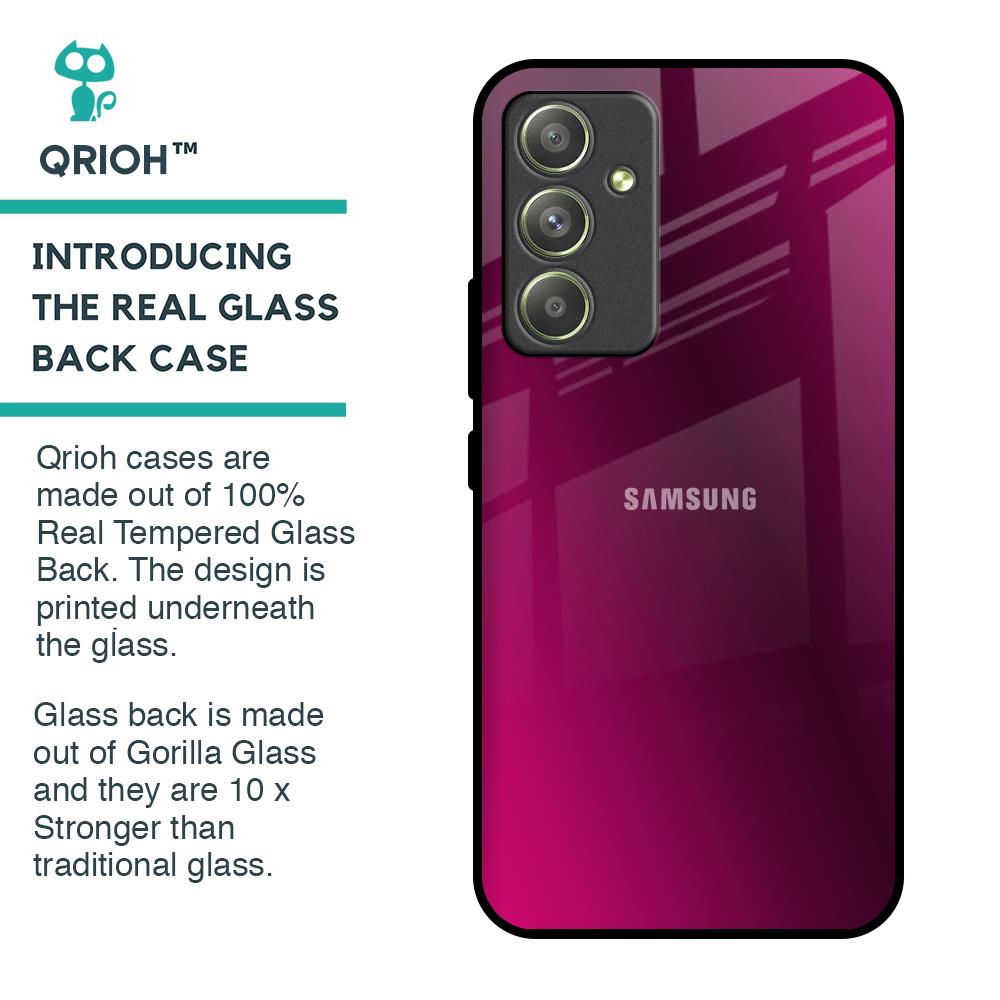 Pink Burst Glass Case for Samsung Galaxy A54 5G
