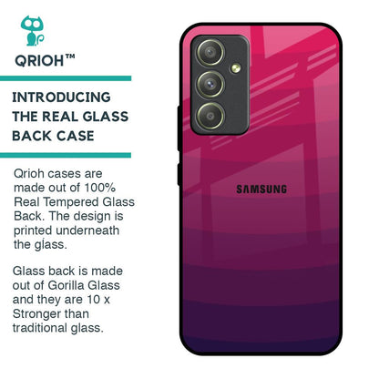 Wavy Pink Pattern Glass Case for Samsung Galaxy A54 5G