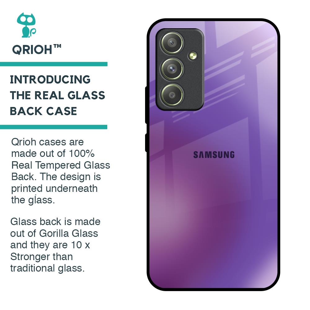 Ultraviolet Gradient Glass Case for Samsung Galaxy A54 5G