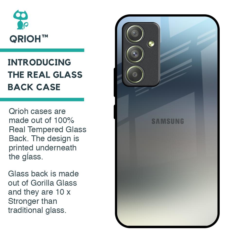 Tricolor Ombre Glass Case for Samsung Galaxy A54 5G