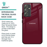 Classic Burgundy Glass Case for Samsung Galaxy A54 5G