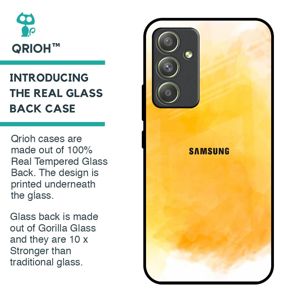 Rustic Orange Glass Case for Samsung Galaxy A54 5G