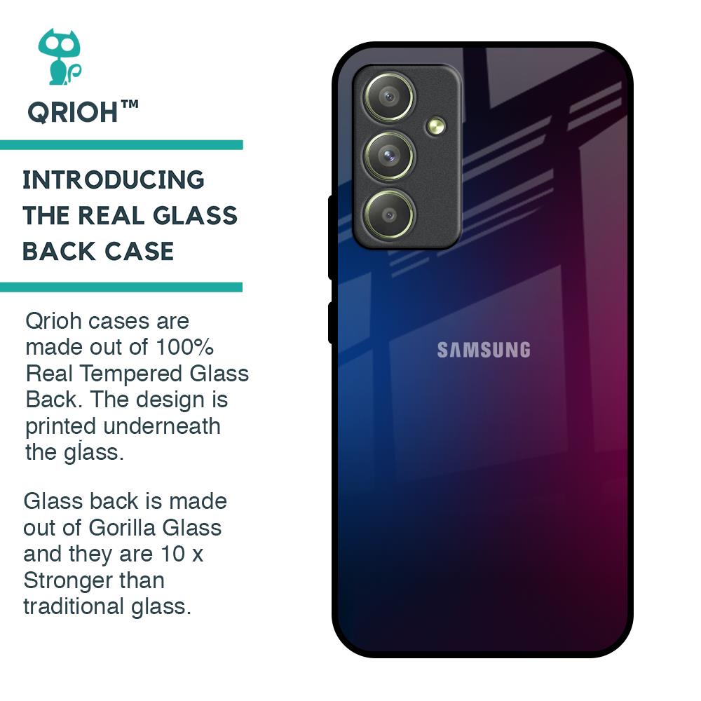 Mix Gradient Shade Glass Case For Samsung Galaxy A54 5G