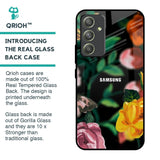 Flowers & Butterfly Glass Case for Samsung Galaxy A54 5G