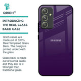 Dark Purple Glass Case for Samsung Galaxy A54 5G