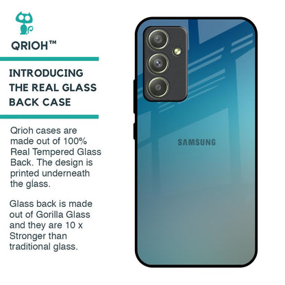 Sea Theme Gradient Glass Case for Samsung Galaxy A54 5G
