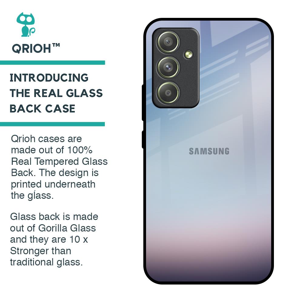 Light Sky Texture Glass Case for Samsung Galaxy A54 5G