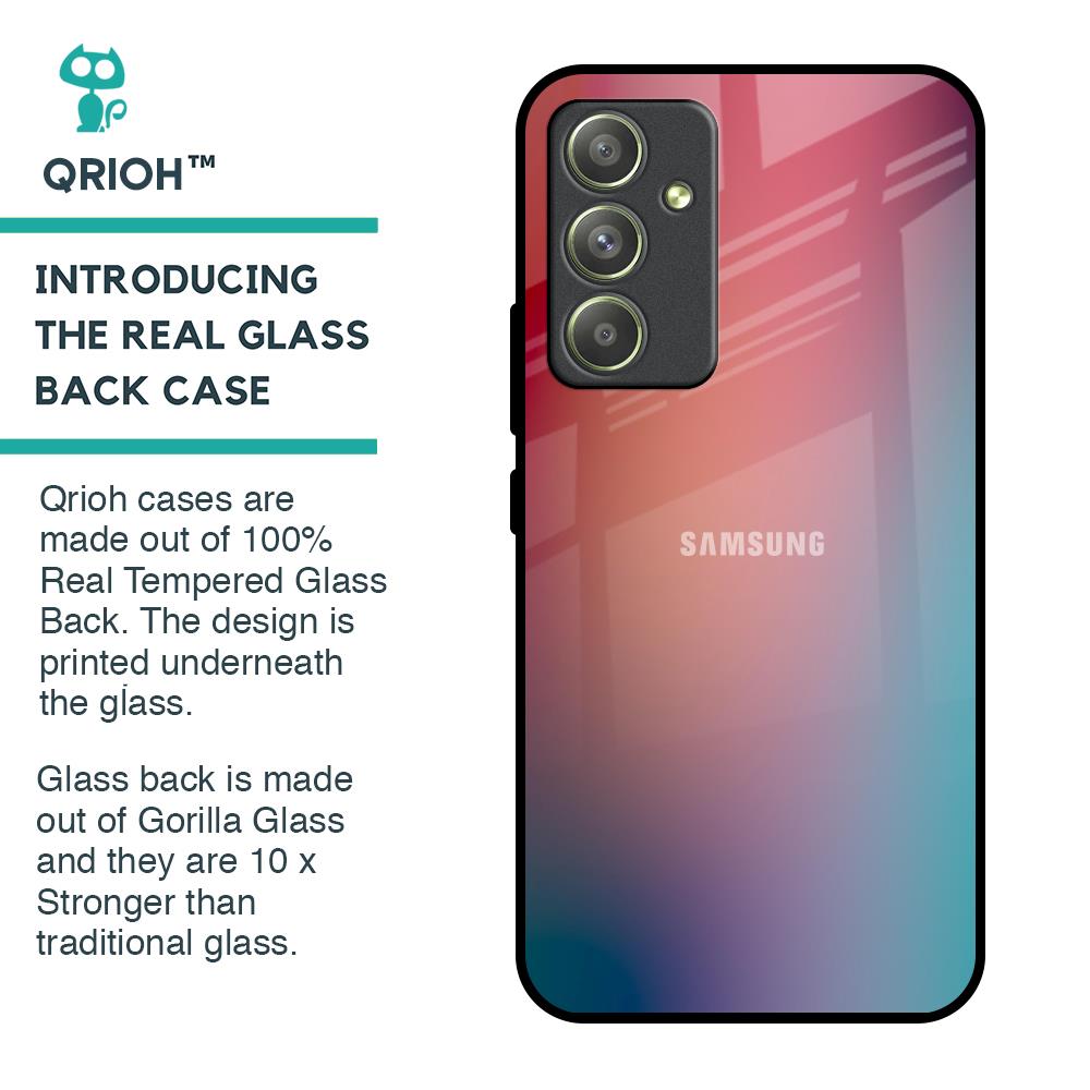 Dusty Multi Gradient Glass Case for Samsung Galaxy A54 5G