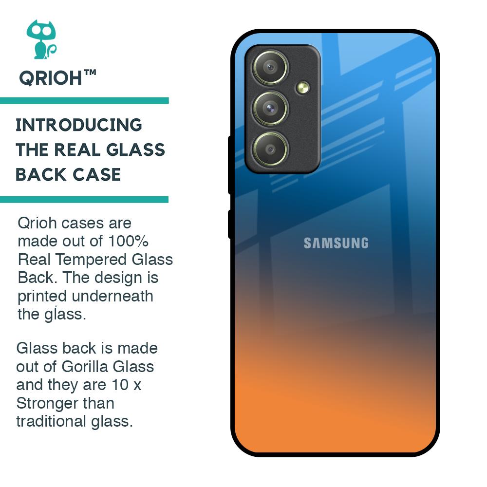 Sunset Of Ocean Glass Case for Samsung Galaxy A54 5G