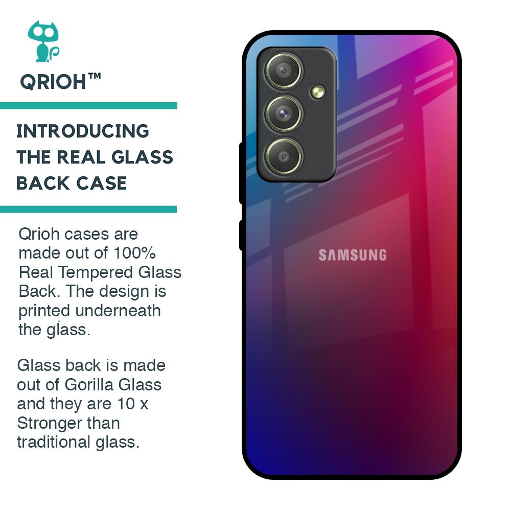 Magical Color Shade Glass Case for Samsung Galaxy A54 5G