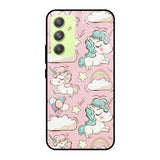 Balloon Unicorn Samsung Galaxy A54 5G Glass Cases & Covers Online