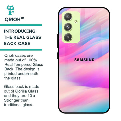 Colorful Waves Glass case for Samsung Galaxy A54 5G
