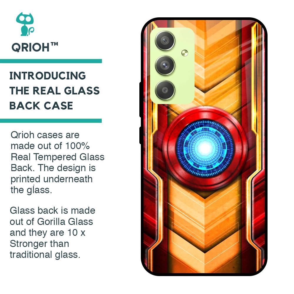 Arc Reactor Glass Case for Samsung Galaxy A54 5G