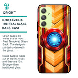 Arc Reactor Glass Case for Samsung Galaxy A54 5G