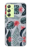 Retro Floral Leaf Samsung Galaxy A54 5G Back Cover