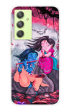 Radha Krishna Art Samsung Galaxy A54 5G Back Cover