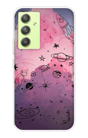 Space Doodles Art Samsung Galaxy A54 5G Back Cover