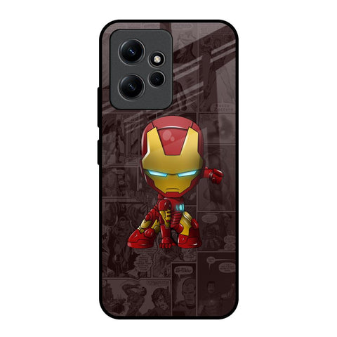 Angry Baby Super Hero Redmi Note 12 Glass Back Cover Online
