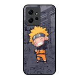 Orange Chubby Redmi Note 12 Glass Back Cover Online
