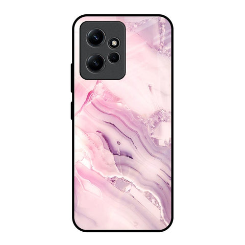 Diamond Pink Gradient Redmi Note 12 Glass Back Cover Online