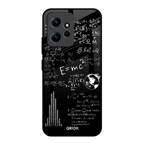 Funny Math Redmi Note 12 Glass Back Cover Online