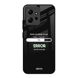 Error Redmi Note 12 Glass Back Cover Online