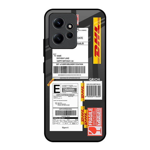 Cool Barcode Label Redmi Note 12 Glass Back Cover Online
