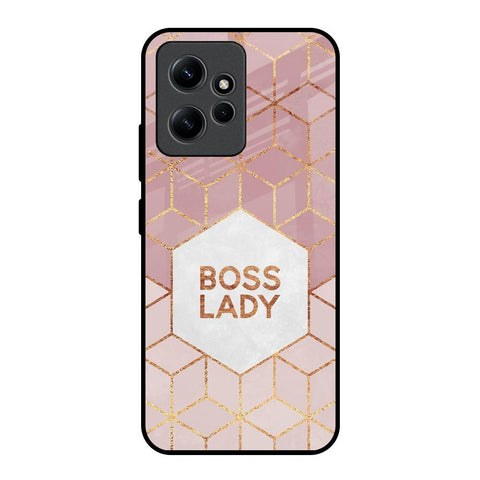 Boss Lady Redmi Note 12 Glass Back Cover Online