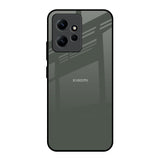 Charcoal Redmi Note 12 Glass Back Cover Online