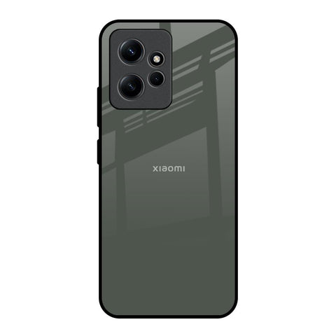 Charcoal Redmi Note 12 Glass Back Cover Online