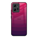 Wavy Pink Pattern Redmi Note 12 Glass Back Cover Online