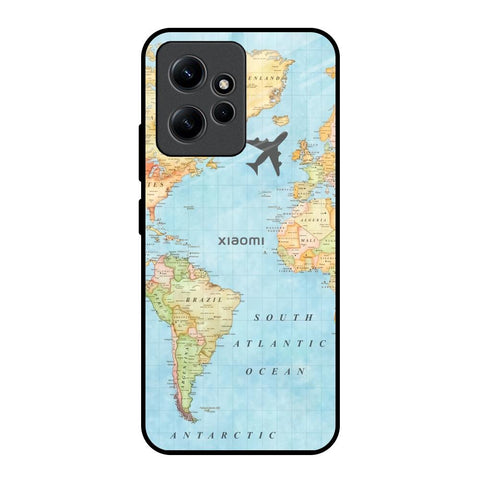 Fly Around The World Redmi Note 12 Glass Back Cover Online