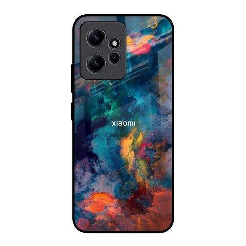 Colored Storm Redmi Note 12 Glass Back Cover Online