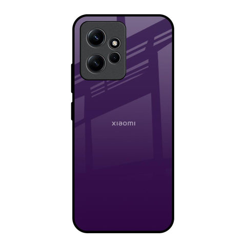 Dark Purple Redmi Note 12 Glass Back Cover Online