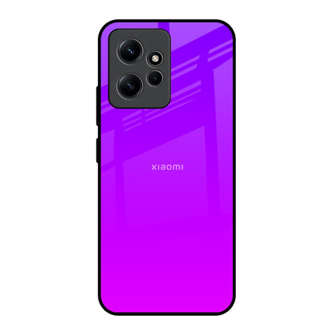 Purple Pink Redmi Note 12 Glass Back Cover Online