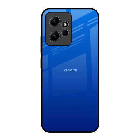 Egyptian Blue Redmi Note 12 Glass Back Cover Online