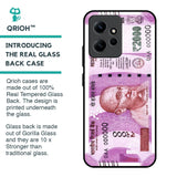 Stock Out Currency Glass Case for Redmi Note 12