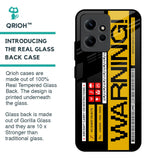 Aircraft Warning Glass Case for Redmi Note 12