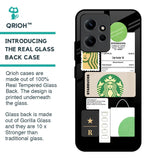 Coffee Latte Glass Case for Redmi Note 12