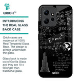 Funny Math Glass Case for Redmi Note 12