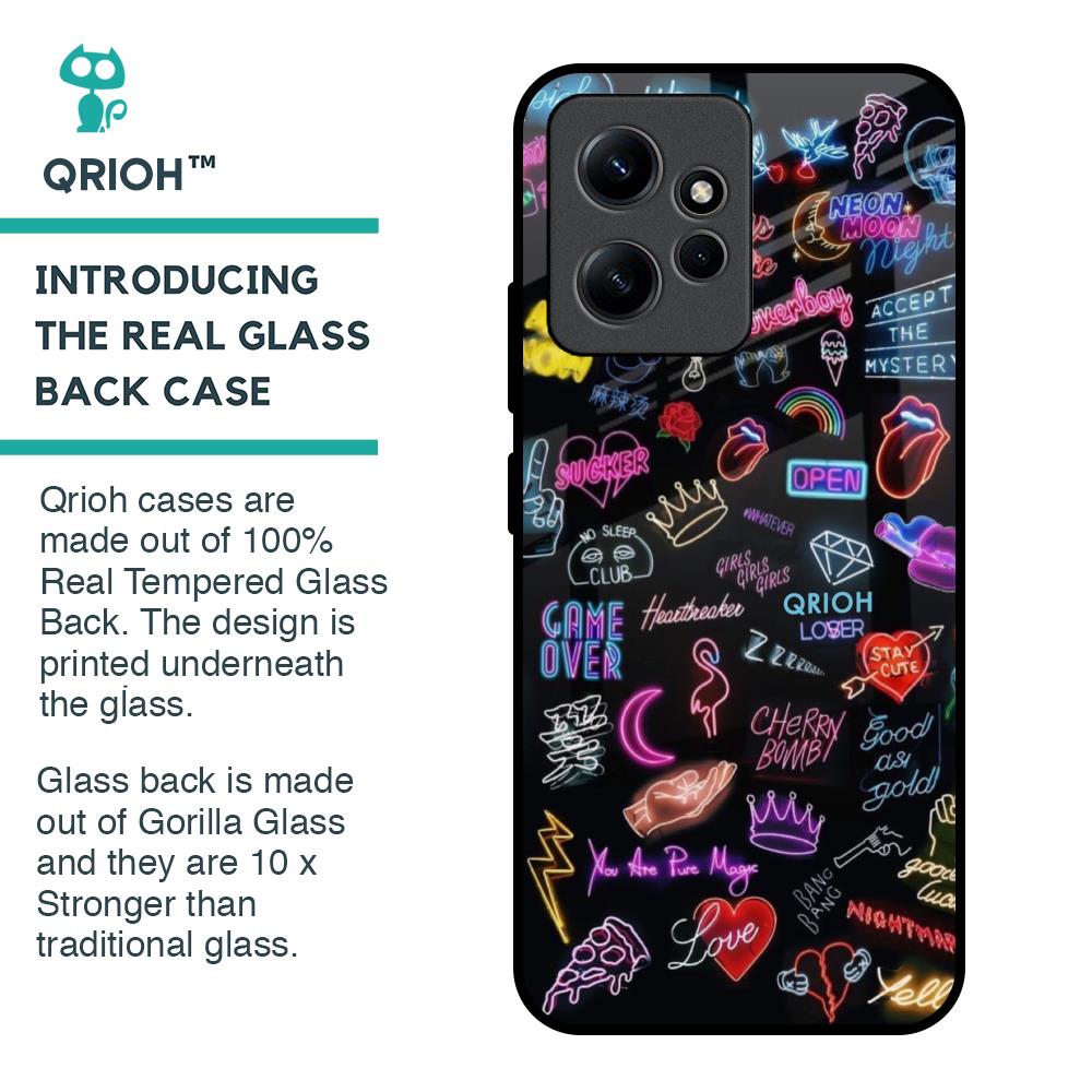 Accept The Mystery Glass Case for Redmi Note 12