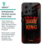 Royal King Glass Case for Redmi Note 12