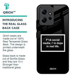 Dope In Life Glass Case for Redmi Note 12
