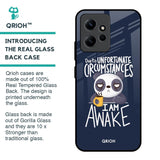 Struggling Panda Glass Case for Redmi Note 12